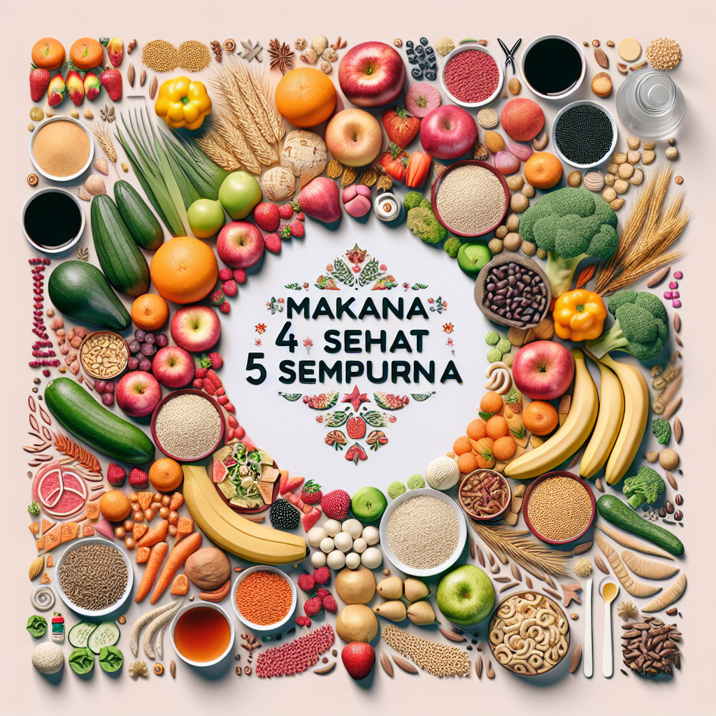 Makanan 4 Sehat 5 Sempurna: Pilar Dasar Kesehatan dan Keseimbangan Gizi di